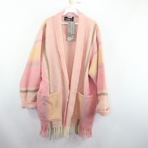 New Lillunn Design Pure Wool Cardigan Sweater Pink